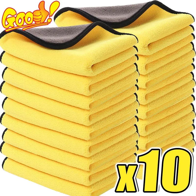 Microfiber Towel Detailing - 10/1 個マイクロファイバークリーニングタオル車のクリーニングクロスプロフェッショナルディテール車乾燥マイクロファイバータオルウォッシュタオルアクセサリー