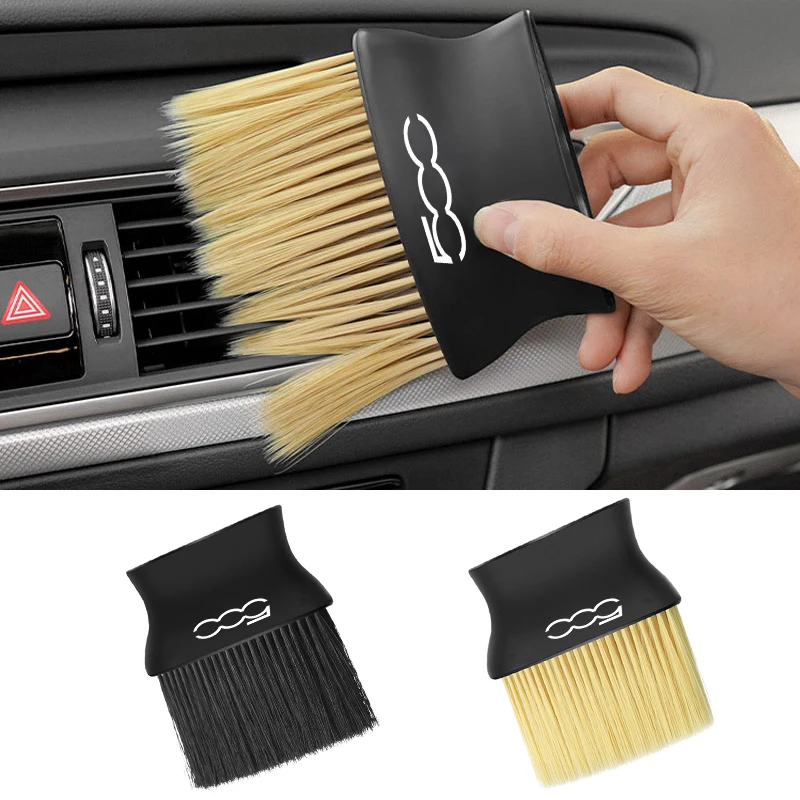 Dirt Brush Interior - 車内ダッシュボードのほこり汚れクリーナー清掃ブラシ フィアット500 500c 500e 500x 500c