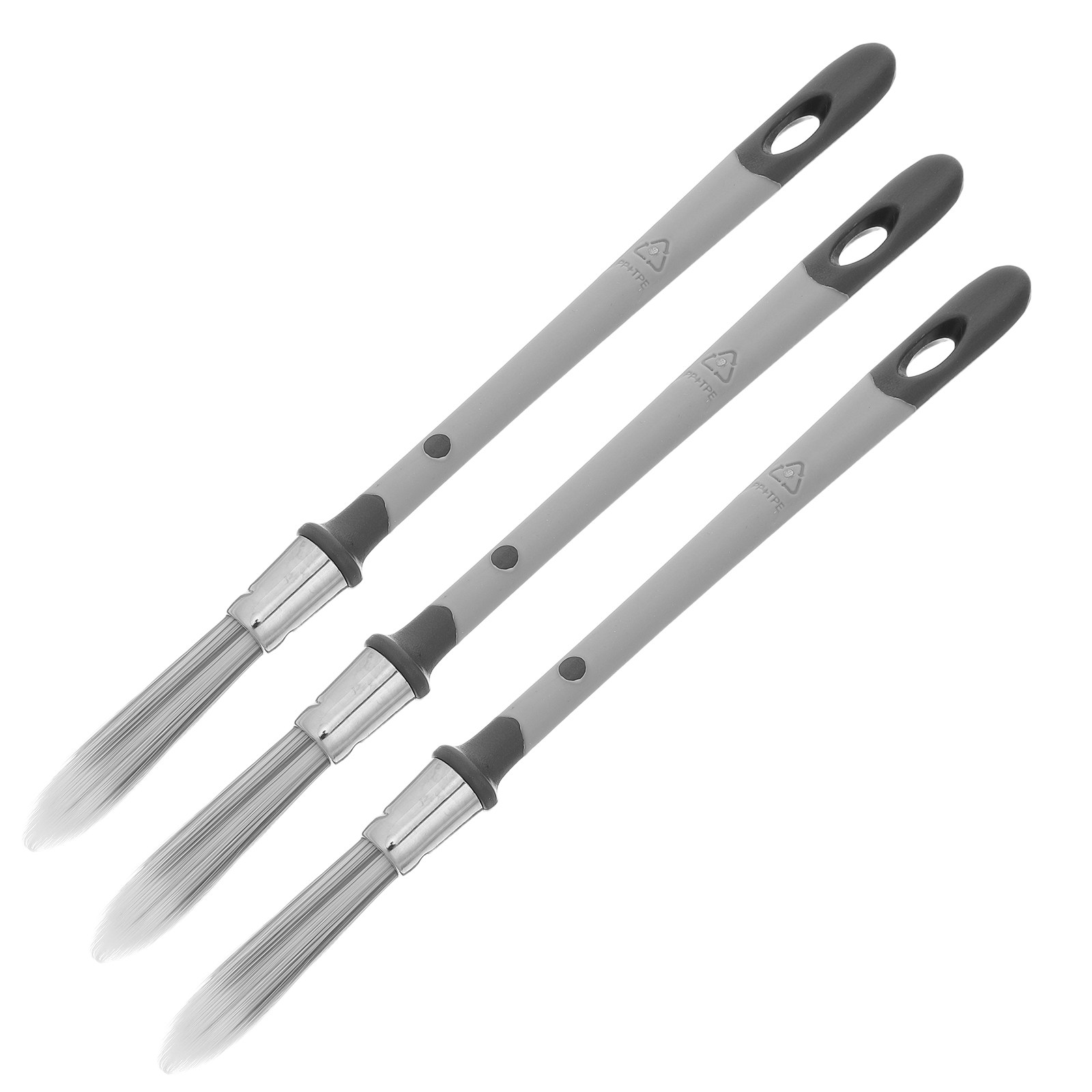 3本セットの精密ペイントブラシセット、尖った先端で巾木、ベー - Detailing Brush Set のレビューと価格