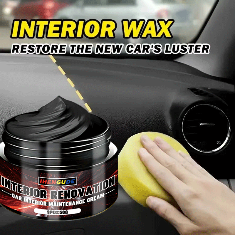 50g 車内メンテナンスクリーム 黒ずみ除去・光沢補修ペース - Trim Restorer Plastic のレビューと価格