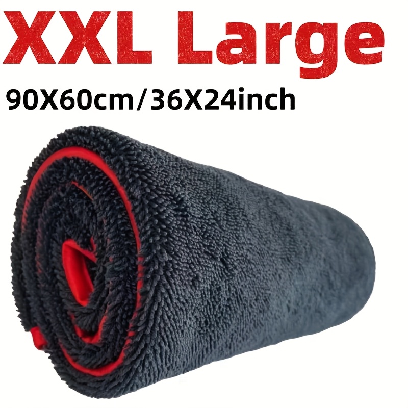 超吸収性カータオルXXL特大マイクロファイバー乾燥タオル - - Microfiber Towel Detailing のレビューと価格